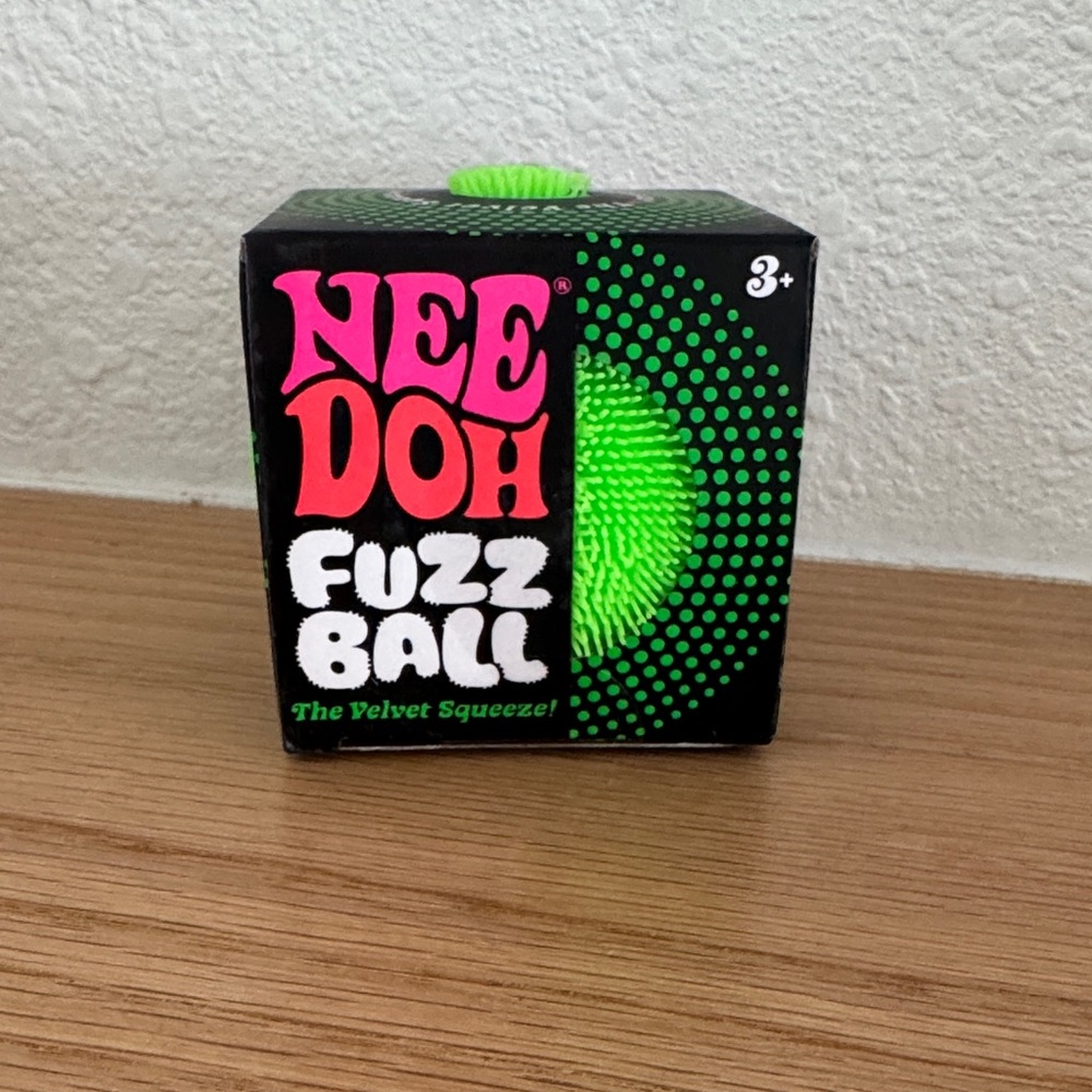 Needoh fuzzball in green